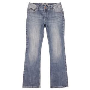 Wrangler Jeans Womens Jr 13x32 Blue Med Wash Boot Cut Cowgirl Rodeo Western